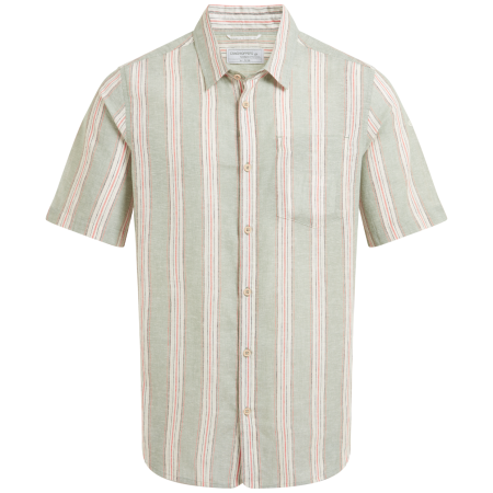 Camisa Craghoppers Argino Short Sleeved Shirt verde claro LcnGrnStripe
