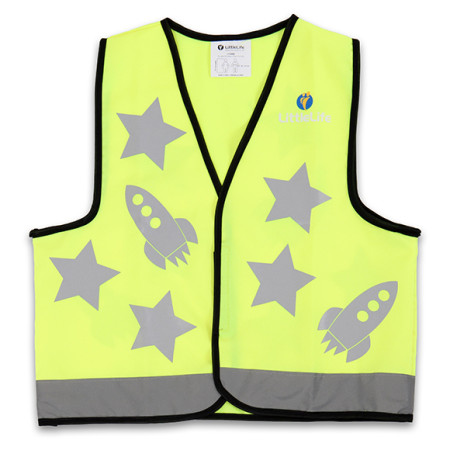 Chaleco para niños LittleLife Hi-Vis Safety Vest amarillo