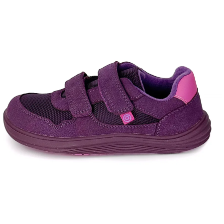 Zapatos barefoot para niños para todo el año Bugga Safi Dark Purple