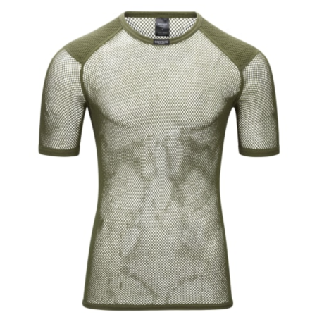 Camiseta de hombre Brynje of Norway Tactical Wool Thermo T-Shirt w/inlay verde Olive Green
