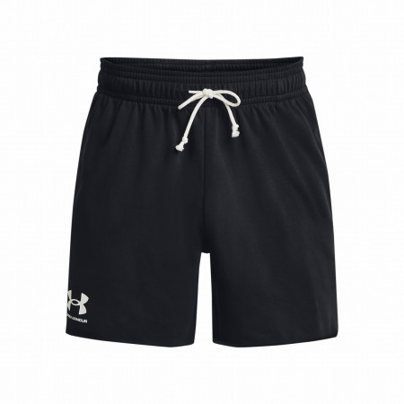 Pantalones cortos de hombre Under Armour Rival Terry 6in Short negro Black