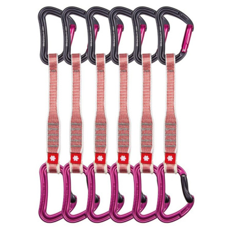 Juego de cintas express Ocún Raven Qd Zoom 20 Cm 6-Pack rosa Pink