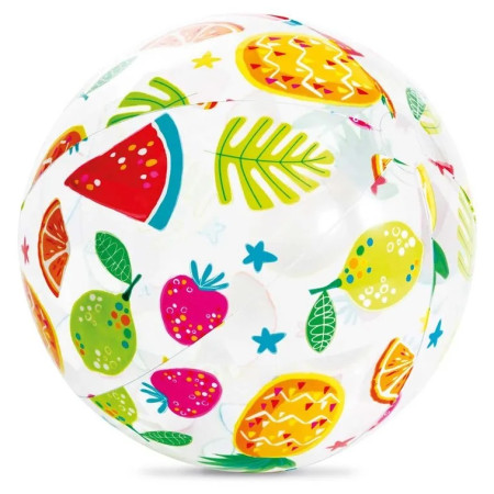 Balón hinchable Intex Lively Print Balls 59040NP blanco