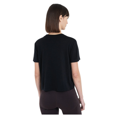 Camiseta de mujer Icebreaker Women Merino 150 Tech Lite SS Crop Tee