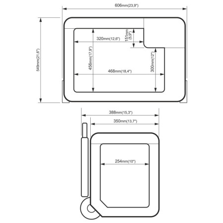 Nevera compresor Yolco BCX50