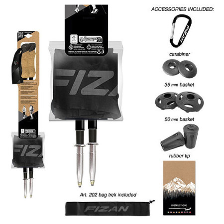 Bastones de senderismo Fizan Compact 1947