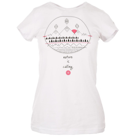 Camiseta de mujer Hi-Tec Lady Wilma kr. rukáv blanco White