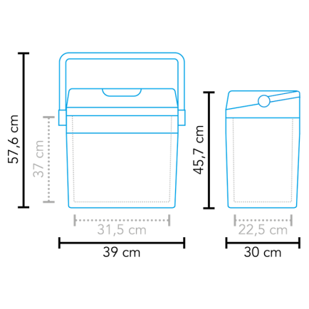 Caja de refrigeración Mestic Thermo electric MTEC-28 AC/DC
