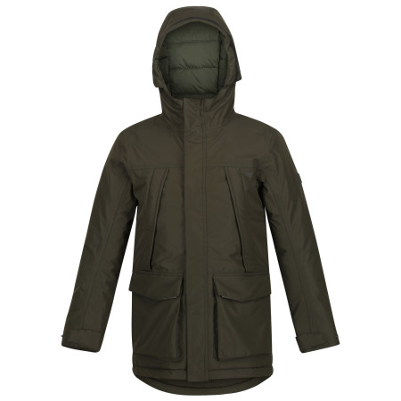 Chaqueta para niños Regatta Paddrick Parka verde Dark Khaki