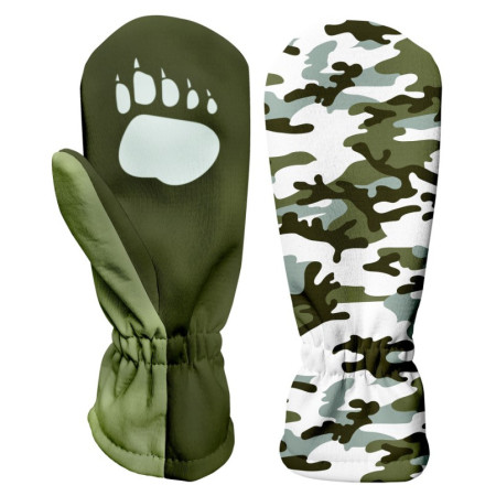 Guantes softshell para niños WAMU Khaki