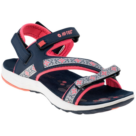 Sandalias para niños Hi-Tec Maleno Jrg gris/rosa Navy/Watermelon Red