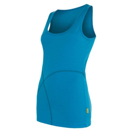 Camiseta sin mangas para mujer Sensor Merino Wool Active azul Blue