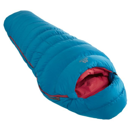 Saco de dormir de plumón Mountain Equipment Classic 750 Womens Long azul Neptune