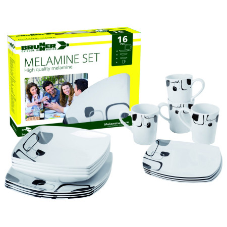 Vajilla Brunner Melamine Set Enigma