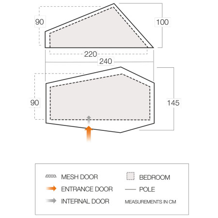 Tienda de campaña Force Ten Hydrogen Air