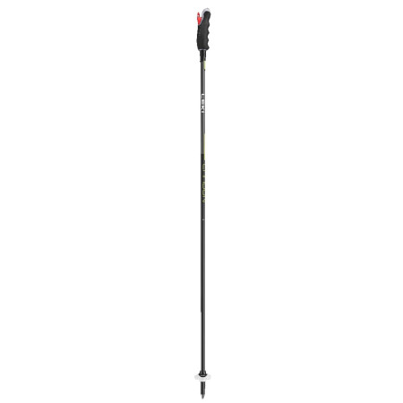 Bastones de esquí alpino Leki Carbon 12 3D negro/gris black-dark anthracite-neonyellow