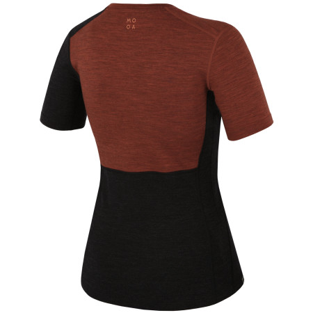 Camiseta de mujer MOOA MerinoSilk Block 160 short