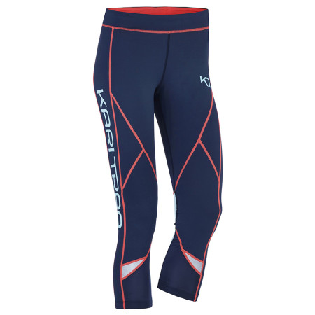 Mallas de tres cuartos para mujer Kari Traa Louise 3/4 Tights (2020) azul Marin