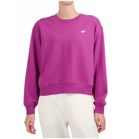 Sudadera de mujer 4F Sweatshirt F2672 rosa Pink
