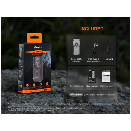 Linterna de bolsillo Fenix E06R
