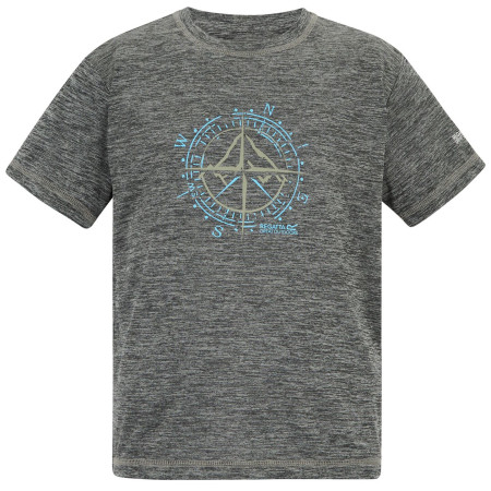 Camiseta para niños Regatta Alvarado Black Marl gris Black Marl