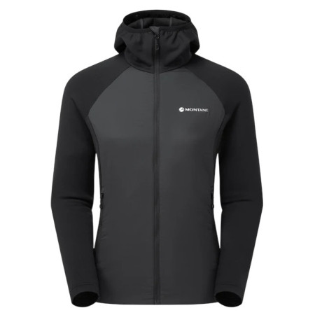 Chaqueta de invierno para mujer Montane F Sirocco Lite Hoodie negro BLACK