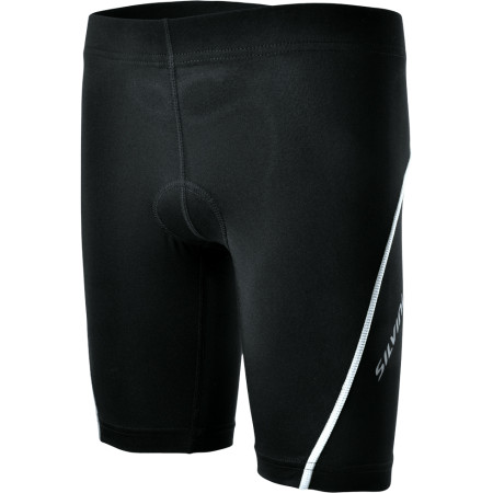 Pantalones cortos de ciclismo para niños Silvini Avisio 2022 negro/blanco Blackwhite