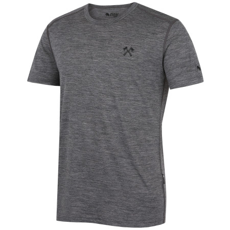 Camiseta de hombre Zulu Merino Timber 160 Short Comfy gris grey