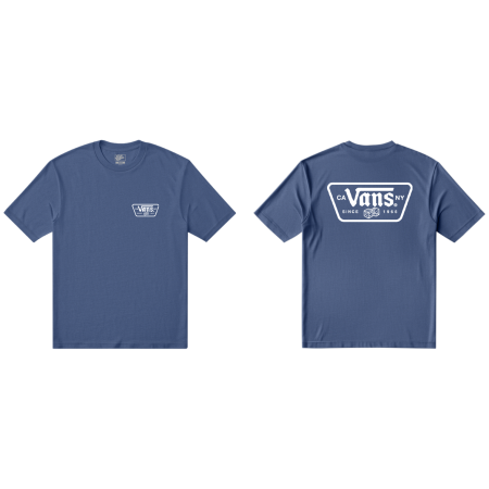 Camiseta de hombre Vans Knu Patch SS Tee azul True Navy