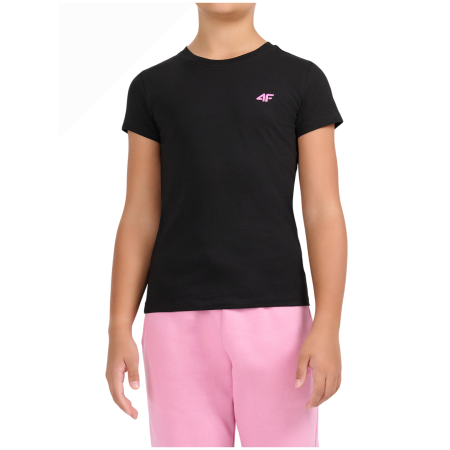 Camiseta para niños 4F Tshirt F3615 Deep Black negro Deep Black