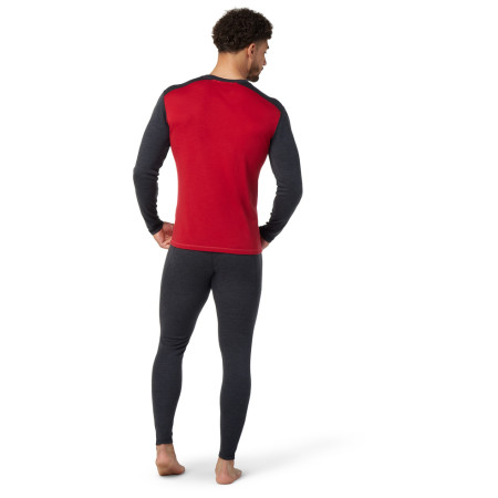 Camiseta funcional de hombre Smartwool M Classic Thermal Merino Base Layer Crew Boxed 2022 rojo rhythmic red