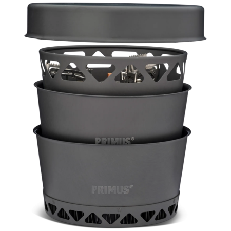 Juego de cocina Primus Primetech Stove Set II 2x1.3 L w. pan