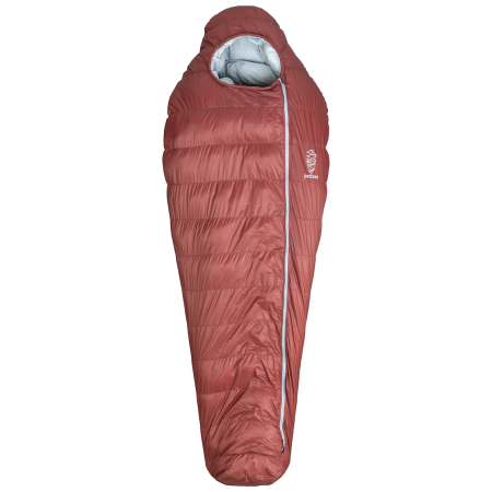 Saco de dormir de plumón Patizon D 290 S (156-170 cm) rojo/gris Red / Silver