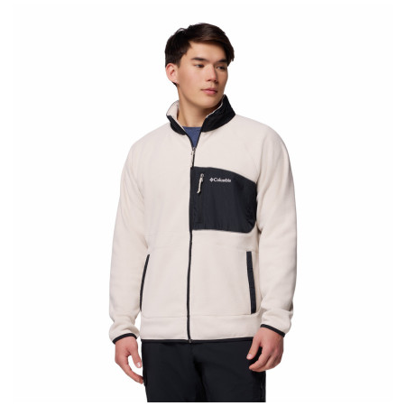 Sudadera de hombre Columbia Fast Trek™ Overlay Full Zip beige Dark Stone, Black
