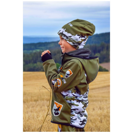 Chaqueta softshell para niños WAMU Khaki