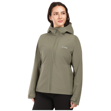 Chaqueta de mujer Kilpi Sonna-W khaki claro GRN