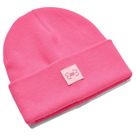 Gorro de mujer Under Armour Halftime Cuff rosa Pink Punk/Prime Pink/Pink Punk