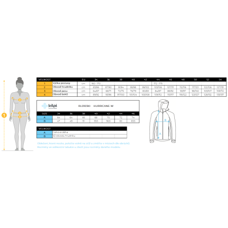 Chaqueta de mujer Kilpi Hurricane-W (2022)