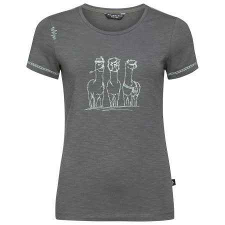 Camiseta de mujer Chillaz Gandia Alpaca Gang gris oscuro titan