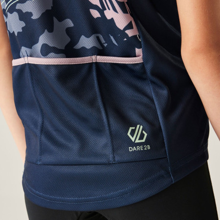 Maillot de ciclismo para niños Dare 2b Dynamite Jersey Nvy Graffiti