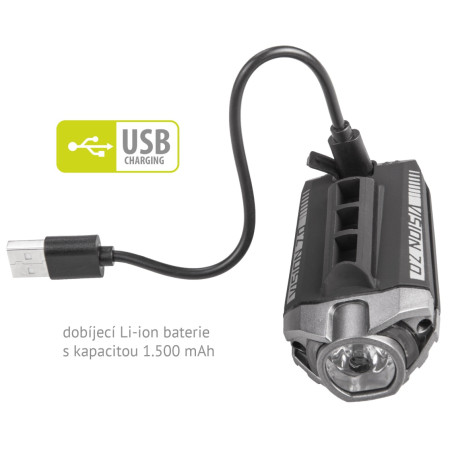 Luz delantera Just One Vision 7.0 USB