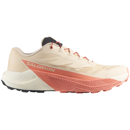 Calzado de mujer Salomon Pulsar blanco/naranja Tender Peach / Vanilla Ice / Fusion Coral
