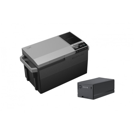 Nevera compresor EcoFlow Glacier + baterie gris