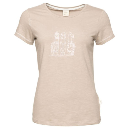 Camiseta de mujer Chillaz Gandia Alpaca Gang Winter beige dark sand
