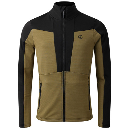 Sudadera funcional de hombre Dare 2b Substratum V Core Stretch khaki/negro Black/Martini Olive