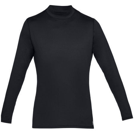 Camiseta de hombre Under Armour CG Armour Fitted Mock negro Black//Steel