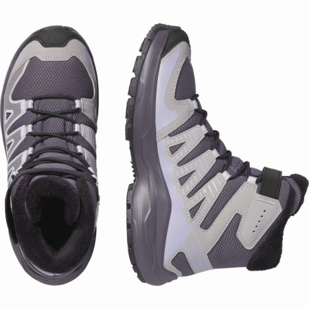 Calzado para niños Salomon Xa Pro Winter Wp J Nine Iron-Gull-Cosmic Sky