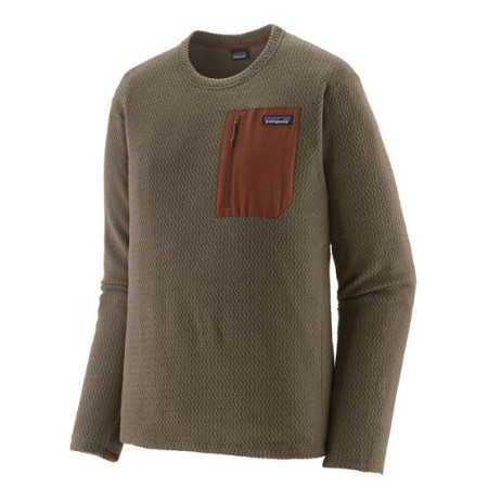 Sudadera de hombre Patagonia M's R1 Air Crew marrón Marlow Brown