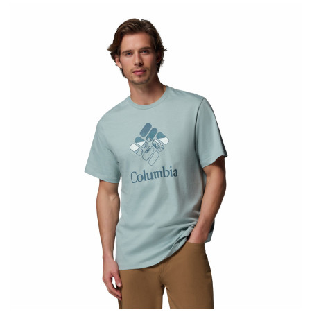 Camiseta de hombre Columbia CSC™ Seasonal Graphic Tee azul claro Crushed Blue, Heavenly Stacked Gem