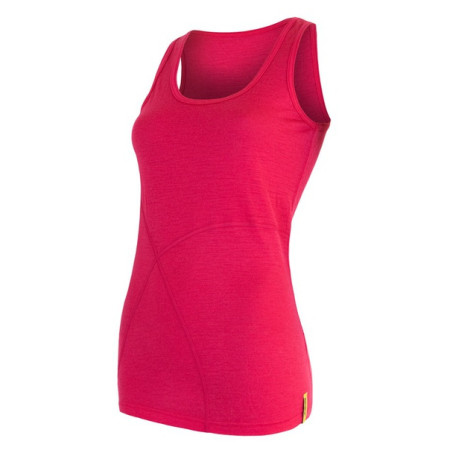 Camiseta sin mangas para mujer Sensor Merino Wool Active rosa Magenta